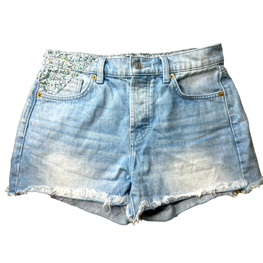 7 for all mankind Monroe Cutoff button fly Jean Shorts.